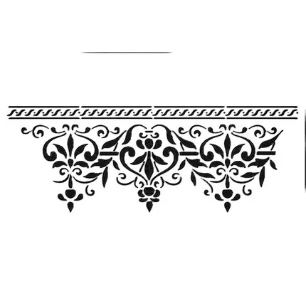 Stencil  15×30cm BR014