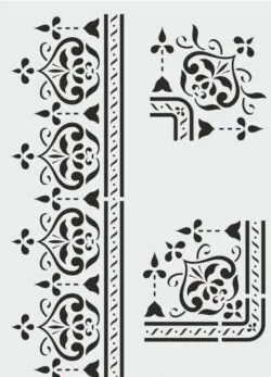Stencil   25×35cm KO042