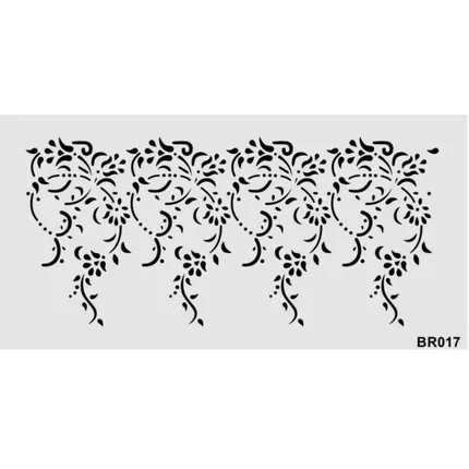 Stencil  15×30cm Br017