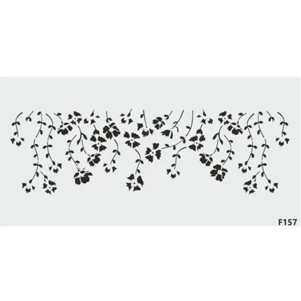 Stencil  15×30cm F157