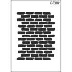 Stencil  21&times;30cm GE001