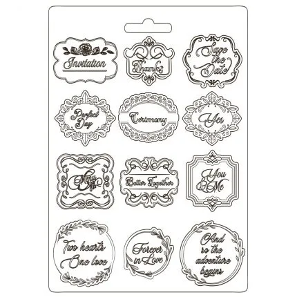 Καλούπι εύκαμπτο 21x29cm, Stamperia, You and me, Plates