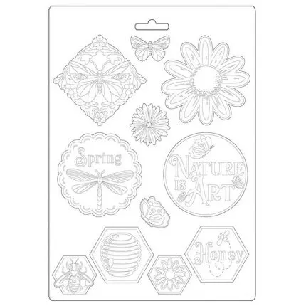 Καλούπι εύκαμπτο A4, 21x29cm, Stamperia, Atelier nature is art