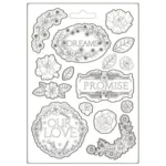 &Kappa;&alpha;&lambda;&omicron;ύ&pi;&iota; &epsilon;ύ&kappa;&alpha;&mu;&pi;&tau;&omicron; A5, 15x21cm, Stamperia, Garden of Promises, Dreams