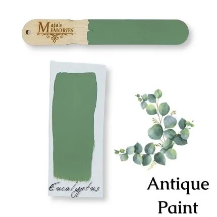 Χρώμα-εφέ πατίνας Antique Paint Maja’s Memories, 150ml, Eucalyptus