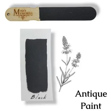 Χρώμα-εφέ πατίνας Antique Paint Maja’s Memories, 150ml, Black
