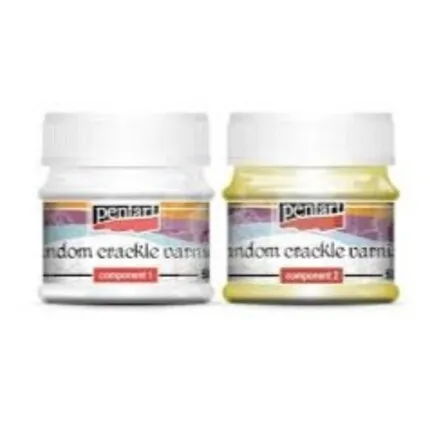 Σετ Κρακελέ RANDOM, Σετ 2x50ml Pentart