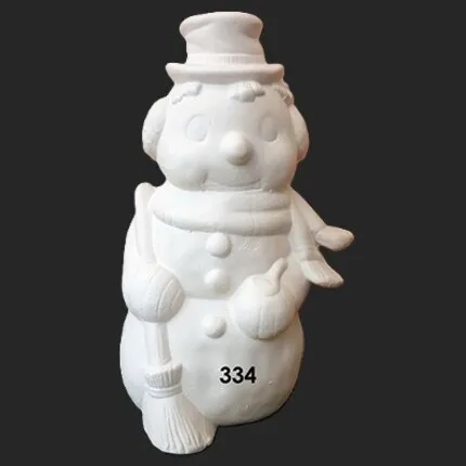 Κεραμικός χιονάνθρωπος 11x18,5cm