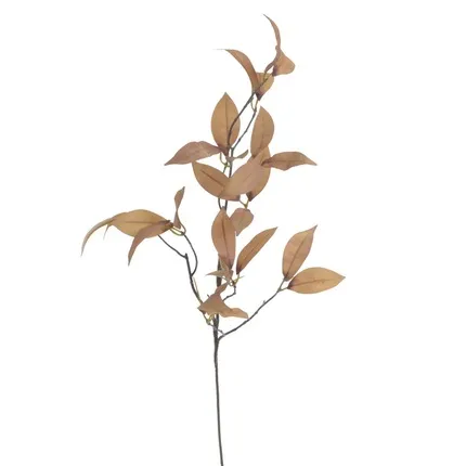 Φυλλώδες τεχνητό κλαδί, μπέζ, 83cm