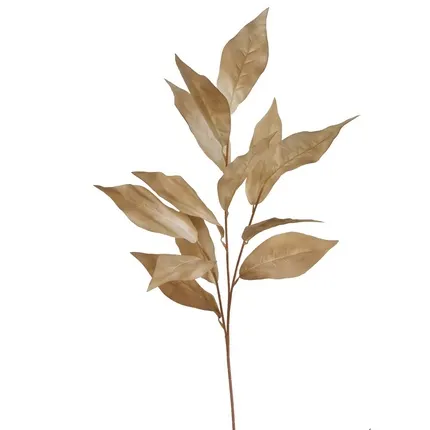 Φυλλώδες τεχνητό κλαδί, μπέζ, 102cm