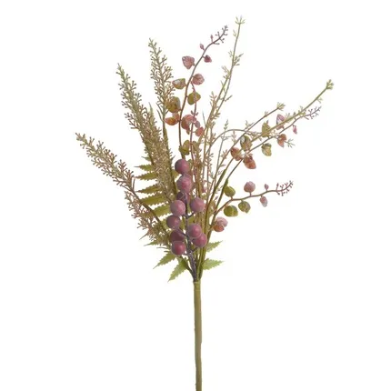 Τεχνητό μπουκέτο με κράταιγο 43cm