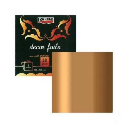 Μεταλλικά Φύλλα 3D Metallic Pentart Bronze