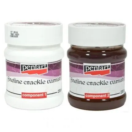 Κρακελέ FINELINE,Σετ 2x230ml Pentart