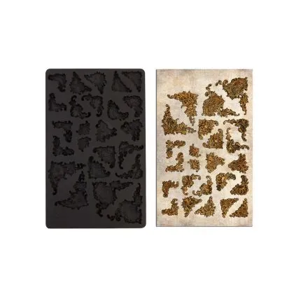 Καλούπι σιλικόνης, Vintage γωνίες, 13x20cm