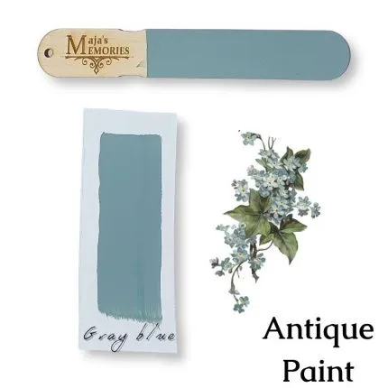Χρώμα-εφέ πατίνας Antique Paint Maja’s Memories, 150ml, Gray Blue