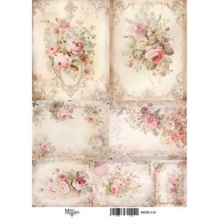 Ριζόχαρτο Maja’s Memories, 30x42cm Κάρτες με λουλούδια