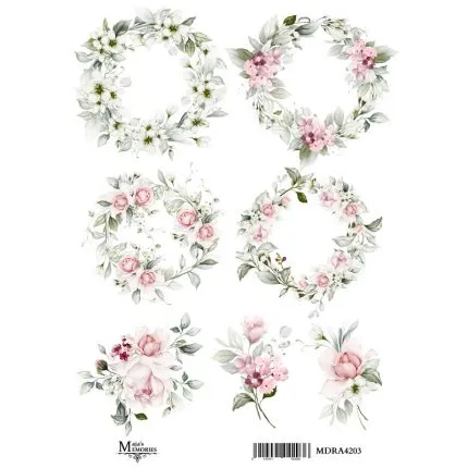 Ριζόχαρτο Maja’s Memories, 22.5x32cm, Στεφάνια