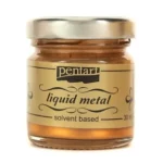 &Phi;ύ&lambda;&lambda;&omicron; &chi;&rho;&upsilon;&sigma;&omicron;ύ Y&gamma;&rho;ό Pentart Liquid metal 30ml &ndash; Bronze