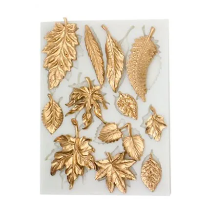 Καλούπι σιλικόνης, Φυλλαράκια, 16.1x12.2cm