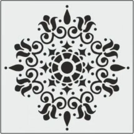 Stencil 25×25cm K003