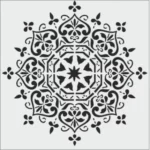 Stencil 25&times;25cm K018
