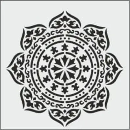 Stencil 25×25cm K052
