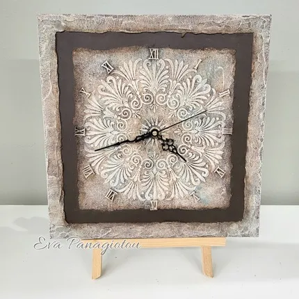 Brocante Ρολόι 40x40cm