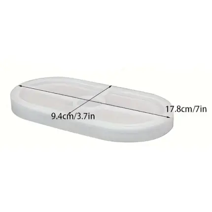 Καλούπι σιλικόνης Πιατέλα οβάλ 17.8x9.4cm