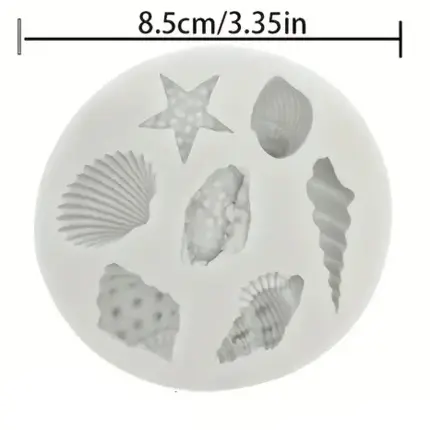 Καλούπι σιλικόνης, Κοχύλια, 8.5cm