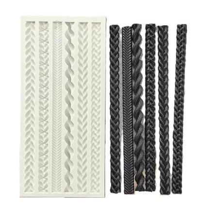 Καλούπι Σιλικόνης Τρέσες 19,2x9cm