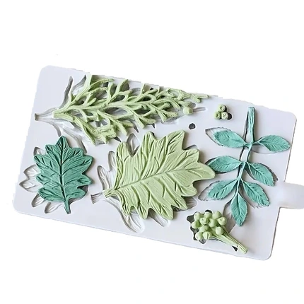 Καλούπι Σιλικόνης Φύλλα και καρποί 20,4x11,6cm