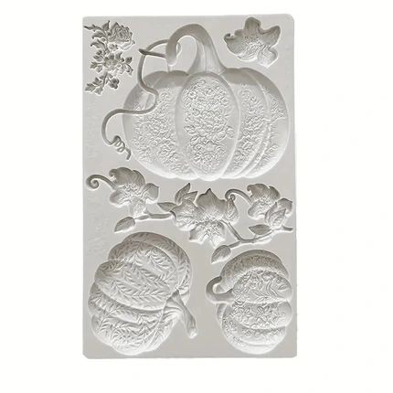 Καλούπι σιλικόνης, Κολοκύθες και Φύλλα 20,3×12,7cm