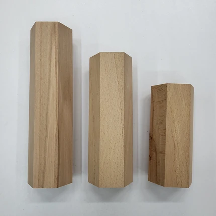 Ξύλινα κηροπήγια Set 3 SA34