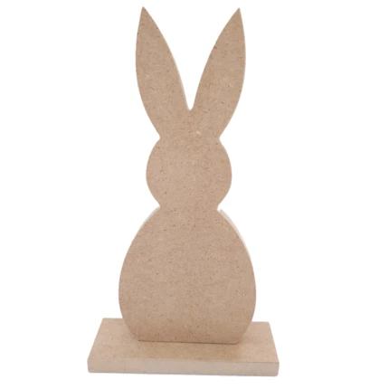Κουνέλι επιτραπέζιο με βάση mdf 12mm 10x23cm