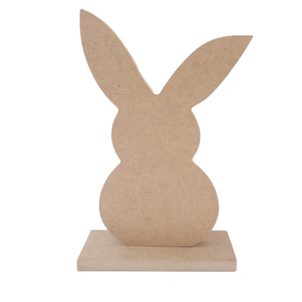 Κουνέλι επιτραπέζιο με βάση mdf 12mm 12,5x20cm