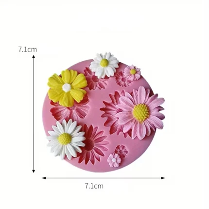 Καλούπι σιλικόνης, Μαργαρίτες 7,1cm