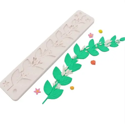 Καλούπι σιλικόνης, Γιρλάντα με φύλλα 6,1x31,5cm