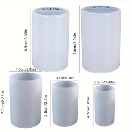 Καλούπι σιλικόνης, Κύλινδροι Σετ/5