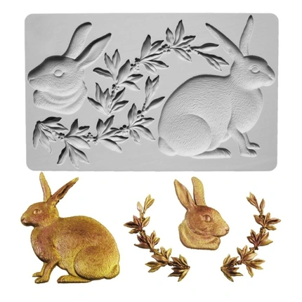 Καλούπι σιλικόνης, Λαγουδάκια 20x12.6cm
