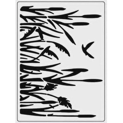 ΕςΡΔΦΗΓΦΓ Stencil 21x30cm KL022 - Image 1