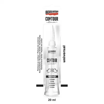 resize_image_c9172424d5c272b5f06503de9c1c133e Contour Liner ανάγλυφο περίγραμμα Pentart 20ml – Transparent/Διάφανο - Image 1